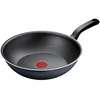 TEFAL keptuvė | H0561942 | Wok | 28 cm skersmuo | Tinka indukcinei kaitlentei | Fiksuota rankena | Juodas
