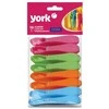 York Drabužių segtukai Extra Plastikiniai 16 vnt.