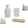 Mediclinics Rinkinys muilo dozatorius ir dantų šepetėlių laikiklis balta 9.00 x 16.00 x 18.00 BATH&GO