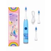 Šepetėlis iLike Kids Įkraunamas Sonic Elektrinis dantų šepetėlis USB Charging 3 Heads (1+2 Replacement Heads) Soft Bristles Waterpro (ILIKW1ET3PU)