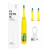 Šepetėlis iLike Do zębów Kids Įkraunamas Sonic Elektrinis dantų šepetėlis USB Charging 3 Heads (1+2 Replacement Heads) Soft Bristles Waterpro (ILIKW1ET3Y)