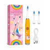 Šepetėlis iLike Kids Įkraunamas Sonic Elektrinis dantų šepetėlis USB Charging 3 Heads (1+2 Replacement Heads) Soft Bristles Waterpro (ILIKW3ET3O)