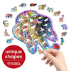 Hobilt Medinė dėlionė Woodencity Elegant Elephant, 250 detalių