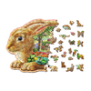 Wooden city Medinė dėlionė Woodencity Garden Bunny, 250 detalių
