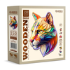 Hobilt Medinė dėlionė Woodencity Gaudy Cougar, 150 detalių