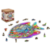 Wooden city Medinė dėlionė Woodencity Magic Fish, 250 detalių