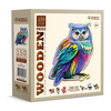 Hobilt Medinė dėlionė Woodencity Trendy Owl, 150 detalių