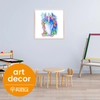 Medinė dėlionė Woodencity Stylish Unicorn, 150 detalių