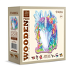 Medinė dėlionė Woodencity Stylish Unicorn, 150 detalių