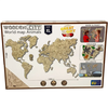 Dėlionė Wooden city 3D gyvūnų pasaulio medinis žemėlapis, XL dydis