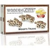 Dėlionė WOODEN CITY 3D medinis puzzle – sunkvežimiai