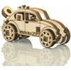 Dėlionė WOODEN CITY 3D Medinis Puzzle Modelis Senoviniai Automobiliai ir Motociklas
