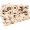 Dėlionė WOODEN CITY 3D Medinis Puzzlių Rinkinys Transporto Modeliai