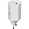 CANYON įkroviklis HEXAGON 65 GaN 65W 2xPD 1xQC EU Baltas