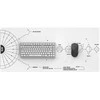 Kilimėlis Dark Project Tamsus Terra Nova Baltas XL projektas