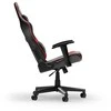 DXRACER Prince Series L juoda - raudona dirbtinės PVC odos ergonominė kėdė (F24-LTC-NR)