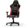 DXRACER Prince Series L juoda - raudona dirbtinės PVC odos ergonominė kėdė (F24-LTC-NR)