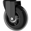 DXRACER Rollerblade 3" guminiai ratukai kėdėms (juodi) (5 vnt.)