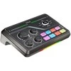 Fifine SC8 RGB gaming mixer juodos spalvos