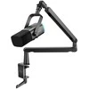 FIFINE AmpliGame TAM8 laidinis mikrofonas su stovu ir RGB apšvietimu USB/XLR