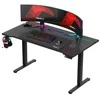Huzaro Meester Group Sp. su o.o. Hero 8.7 RGB Juodas 140 cm electric gaming desk