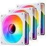Jonsbo ZK-120W PWM korpuso ventiliatorius, A-RGB – 120mm, baltos spalvos, 3er-Pack