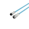 Hewlett Packard (HP) HP HyperX USB-C suvyniotas kabelis lemputė Mėlyna-Baltas