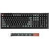 Keychron V6 Ultra Wireless (V6U-D1) - US išdėstymas - Hot-Swappable Silk POM Raudona - Juodas (Juoda) Mechaninė Belaidė Žaidimų Klaviatūra