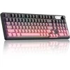 Klaviatūra Magegee GK960 Juodas-Rožinė, RGB, Wireless, US