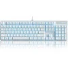 Klaviatūra Magegee MK-STORM Baltas, Mėlyna Lighting, Mėlyna Switch, US