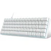Klaviatūra Magegee STAR61 Baltas, Mėlyna Lighting, Raudona Switch, US