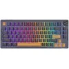 Royal Kludge RK H81 - US išdėstymas - Hot-Swappable Brown Switches - Star Night (Juoda) Mechaninė Belaidė Žaidimų Klaviatūra