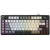 Royal Kludge L75 RGB Knight Juodas belaidė klaviatūra | 75%, Hot-swap, rusvai gelsvas switches, US