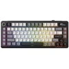 Royal Kludge L75 RGB Knight Juodas belaidė klaviatūra | 75%, Hot-swap, Kremas switches, US