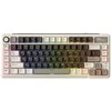 Royal Kludge L75 RGB Mocha Pilkas belaidė klaviatūra | 75%, Hot-swap, Kreminis switches, US