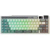 Royal Kludge M70 RGB Cyan belaidė klaviatūra | 75%, Hot-swap, rusvai gelsvas Switches, US