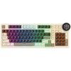 Klaviatūra ROYAL KLUDGE N99 Mocha Pilkas, Kreminis Switch, US