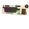 Klaviatūra ROYAL KLUDGE N99 Mocha Pilkas, Violet Switch, US
