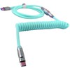Klaviatūra VGN PU Coiled Cable, Light Žalias