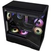 Lian Li Vector V100 PC-kompiuterio korpusas, Midi-Tower, ATX, RGB, Tempered Glass – juodos spalvos