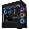 Lian Li Vector V100 PC-kompiuterio korpusas, Midi-Tower, ATX, RGB, Tempered Glass – juodos spalvos