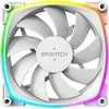 Montech AX120 PWM ARGB korpuso ventiliatorius, 3er Pack, baltos spalvos – 120mm