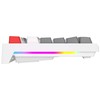 Žaidimų Klaviatūra Royal Kludge RK R87 TKL - US išdėstymas - Raudona Switches - baltos spalvos