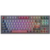 Žaidimų Klaviatūra Royal Kludge RK R87 TKL - US išdėstymas - Raudona Switches - juodos spalvos