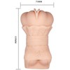 CRAZY BULL- Realistic 3D VAGINA, Vanduo lubricant