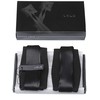 LELO Etherea Silk Cuffs Juodas - Luxurious Restraint with Suede &amp; Silk Finish