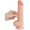 LOVETOY 8 colių slankiojančios odos dvigubo sluoksnio Dong minkštimas