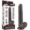 LoveToy 9'' Sliding Skin Dual Layer Dong Juodas