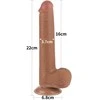 LOVETOY 9'' slankiojančios odos dvisluoksnis drabužis, rudas