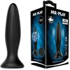 Mr. Play Juodas Rechargeable Anal Plug | 12-Mode Vibrating Silicone System